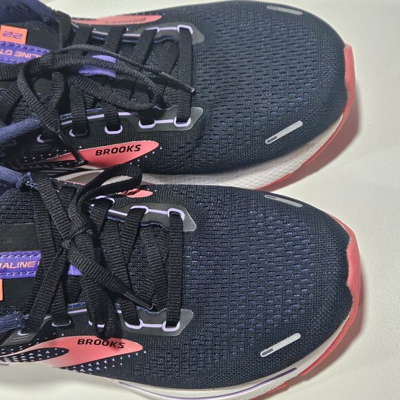 Brooks Adrenaline GTS 22 Women’s 9W Running Shoes Navy Pink - Picture 7 of 10